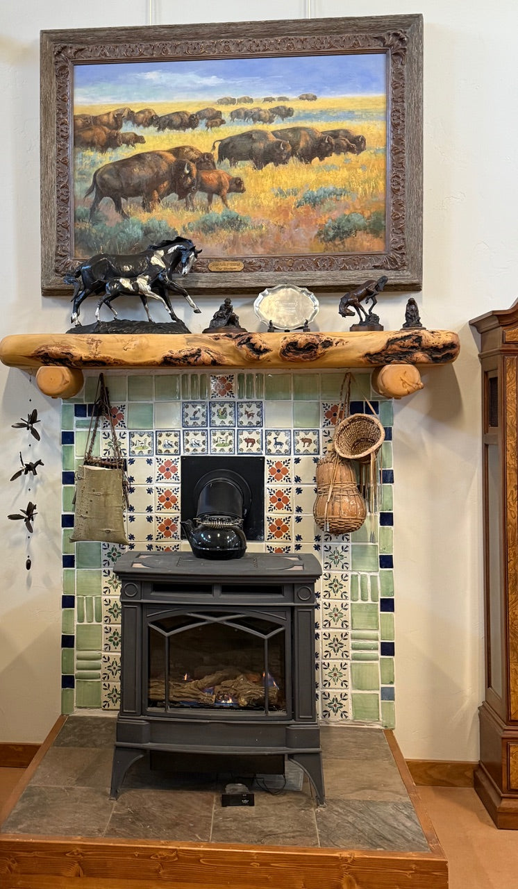 “Golden Plains of Yesteryear” - Oil on Canvas by Veryl Goodnight