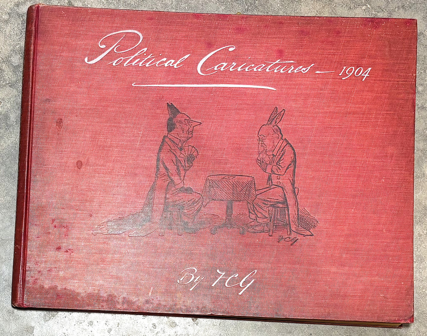 BOOKS -  Political  Caricatures - 1904