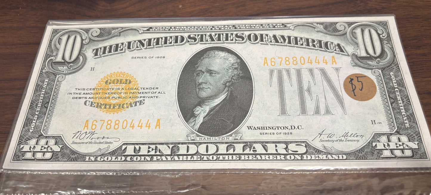 Free - Legal Reprints of US Gold $$$$ Certificates