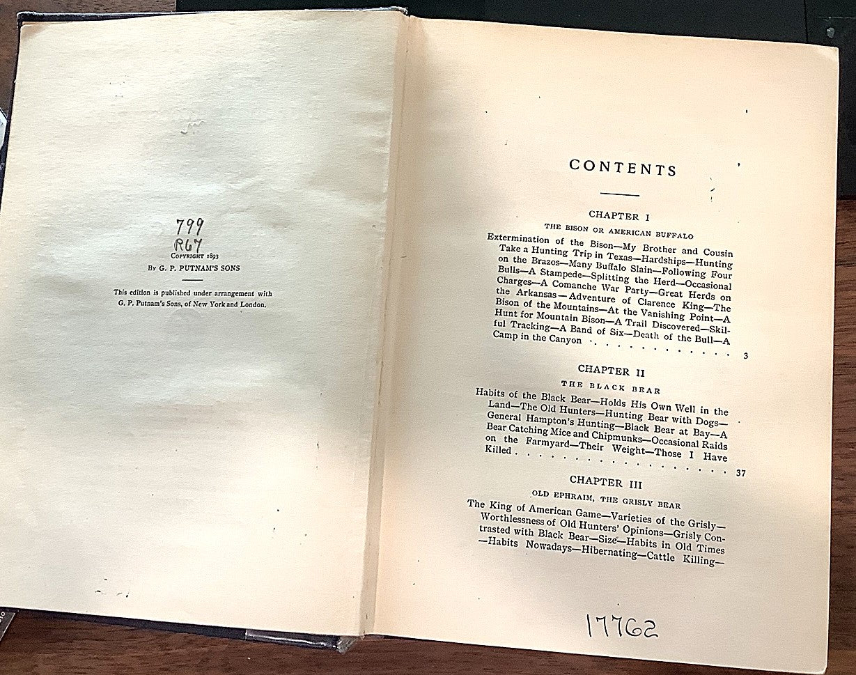 BOOKS - The Works of Theodore Roosevelt - - Hunting the Grisly and Other Sketches
