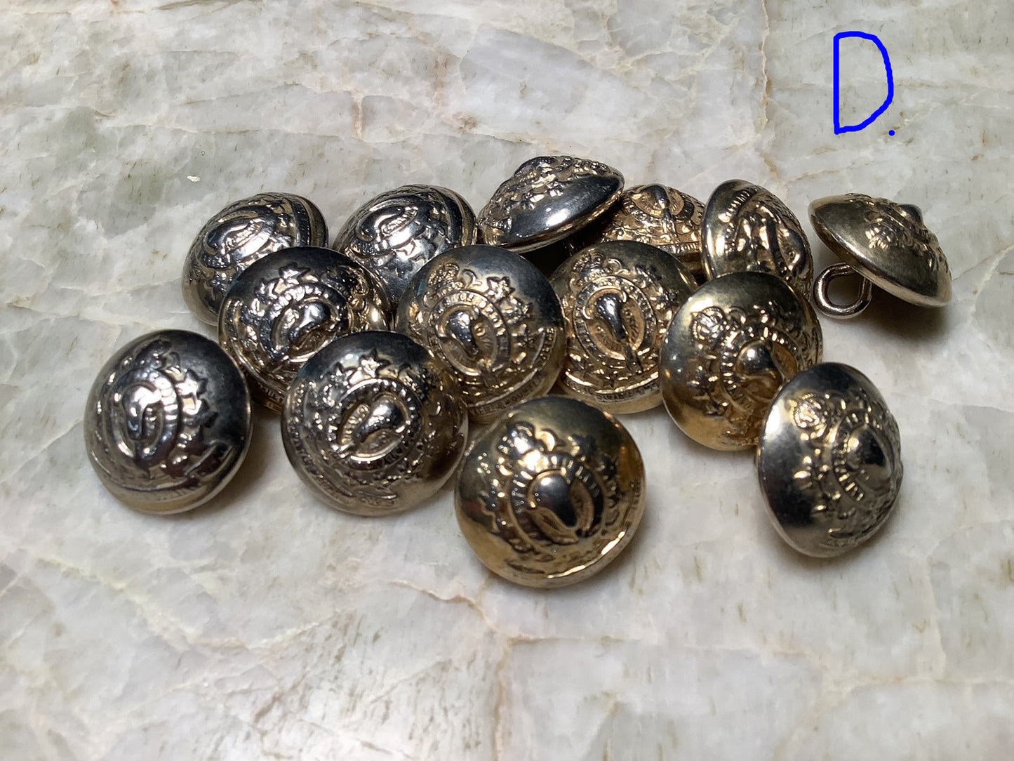 R.C.M.P uniform buttons