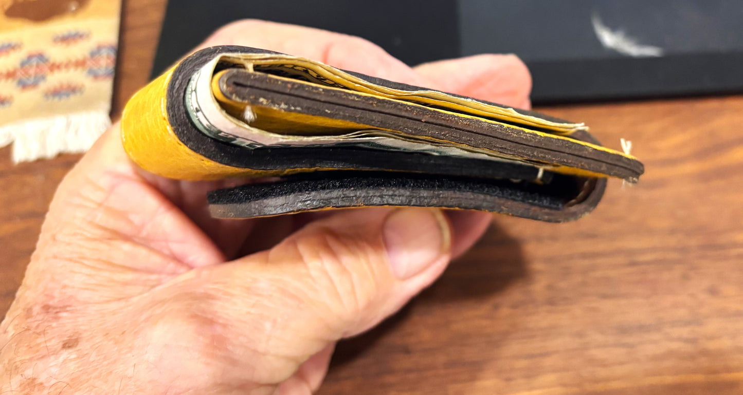 Bison Leather Money Wrap - Unique and functional