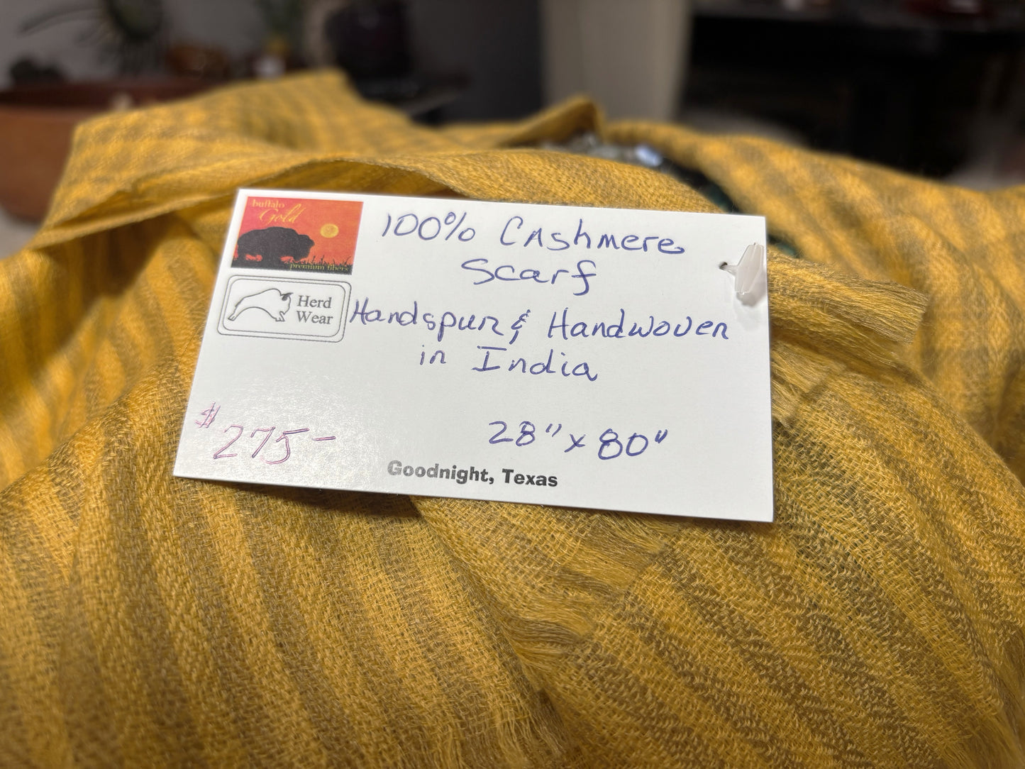 Hand Knit - Himalayan Cashmere Scarf