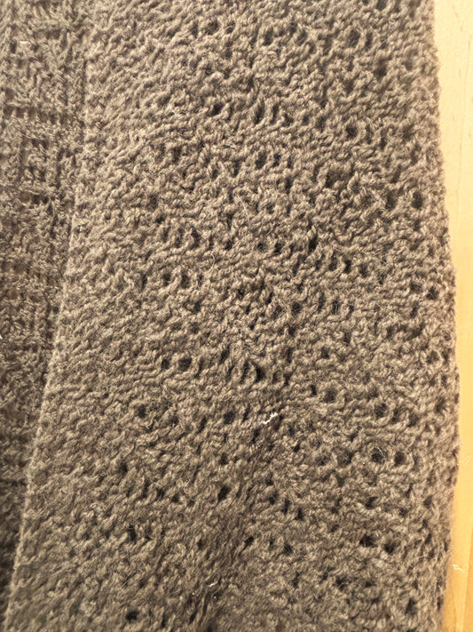 Herd Wear Hand Knit -  "Heartland Lace" Bison down hand knit shawl -