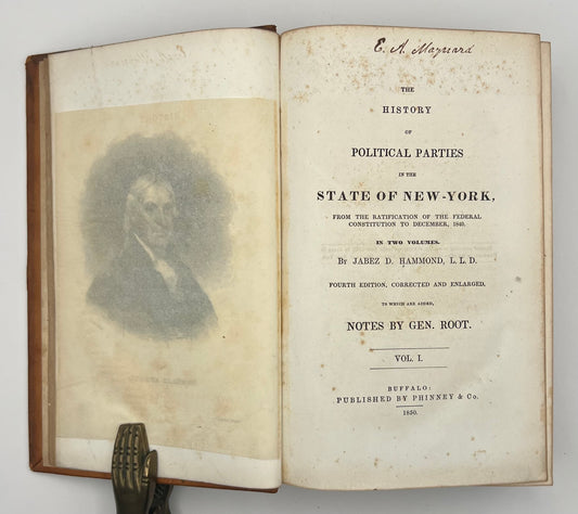 BOOKS - THE HISTORY OF POLITICAL PARTIES IN THE STATE OF NEW YORK