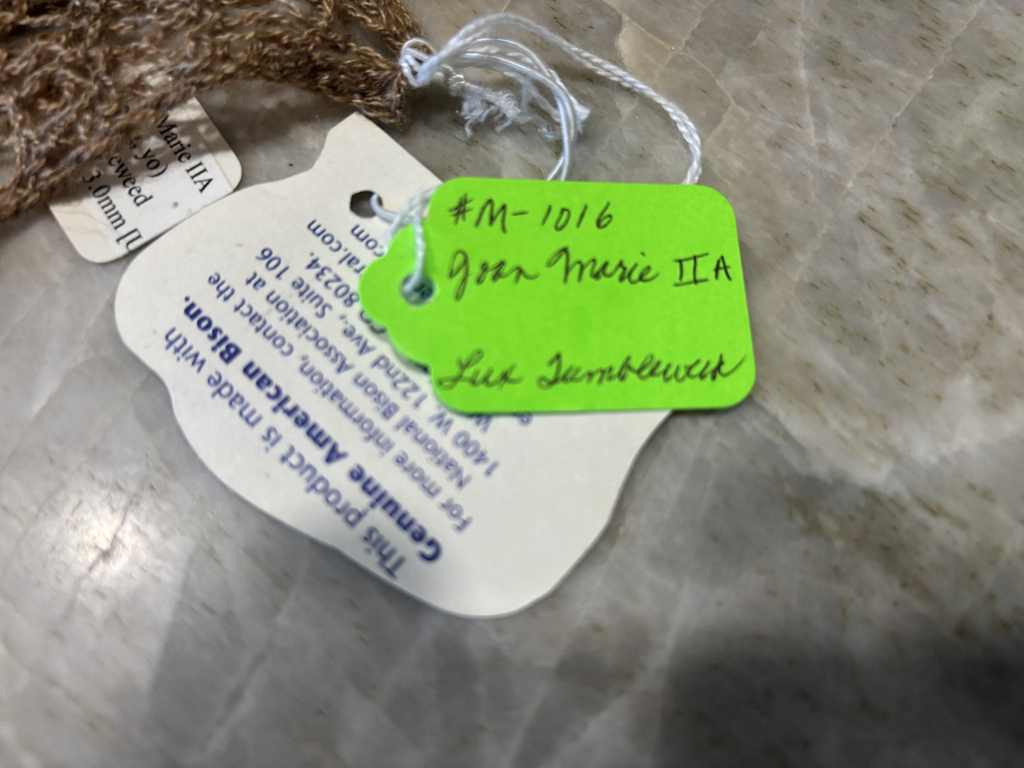 Hand Knit - the "Joan Marie II by Myrna A. I. Stahman