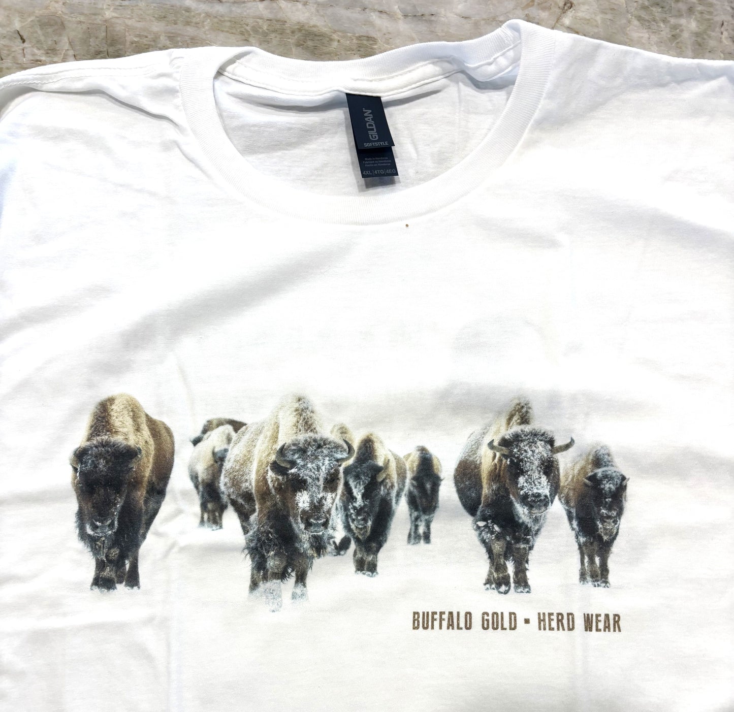 "Winter Bison" T-shirts