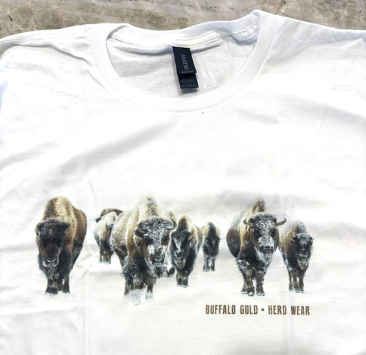 "Winter Bison" T-shirts