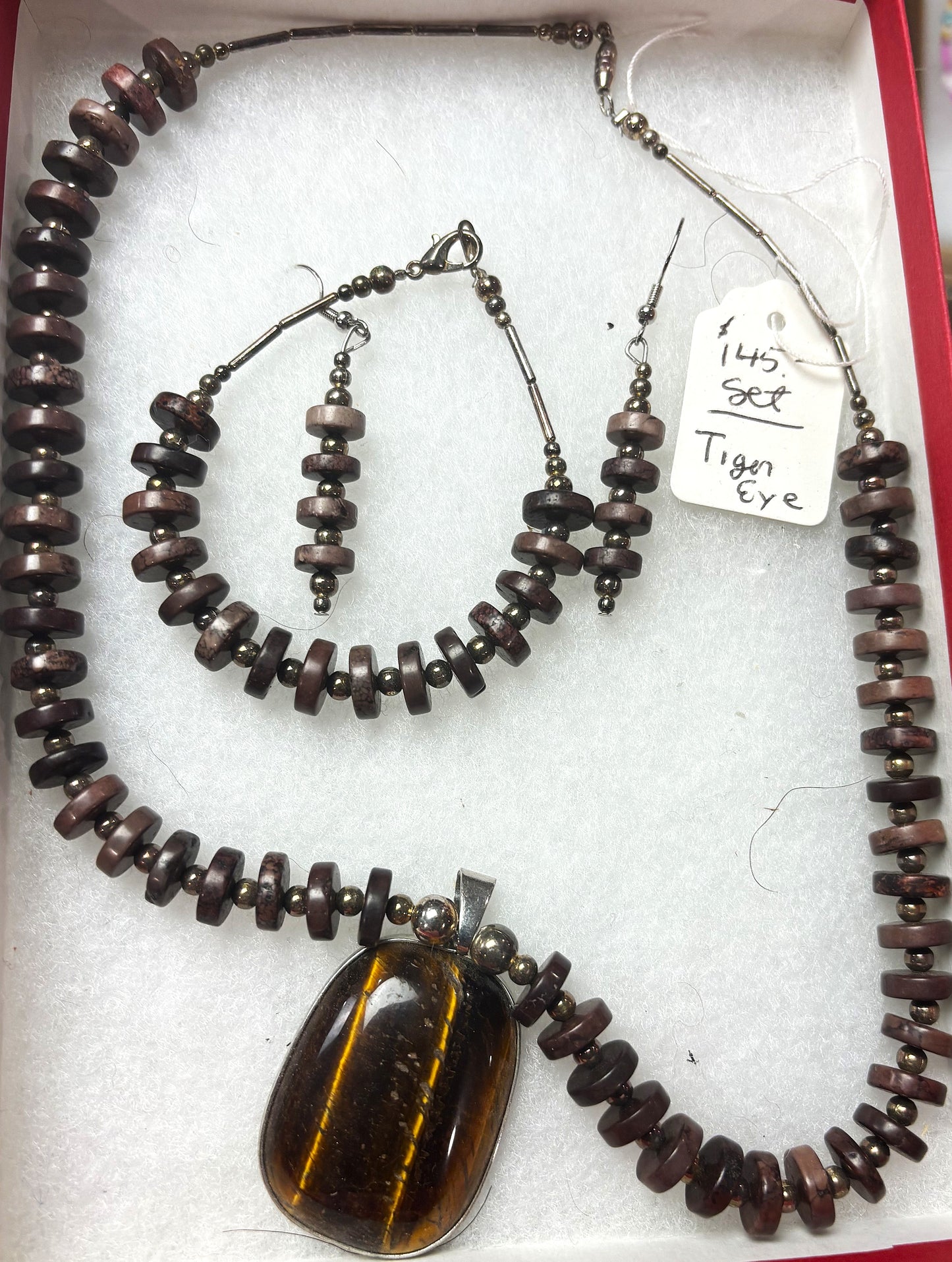 Franklin Kee -  Tiger Eye necklaces and sets