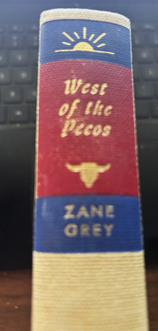 Books-West Of The Pecos - Zane Grey