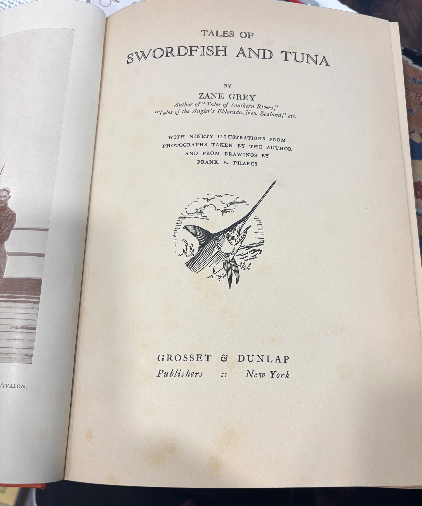 BOOKS - Tales of Swordfish and Tuna - Zane Grey - 1927
