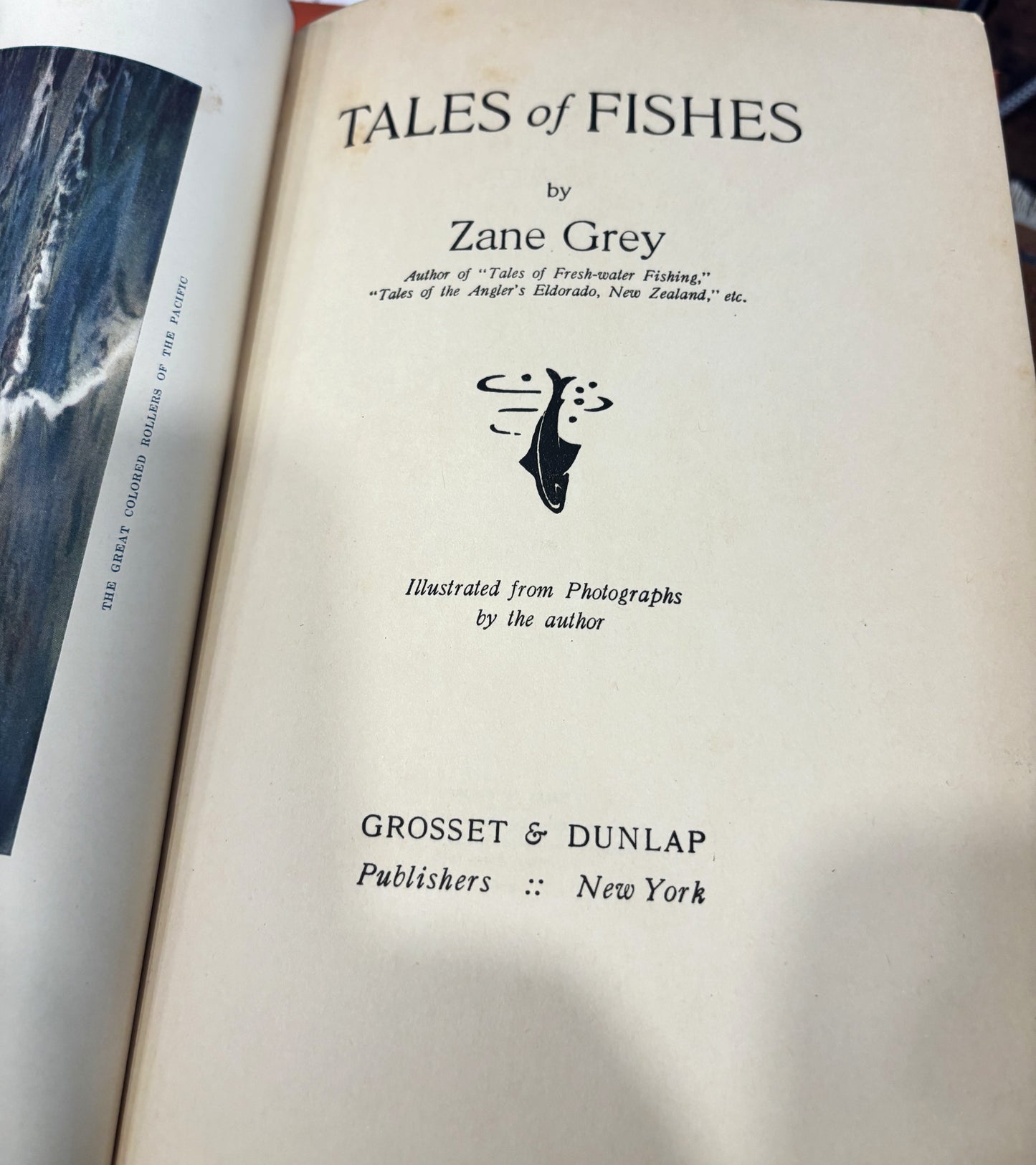 BOOKS - Tales of Fishes; Zane Grey 1919