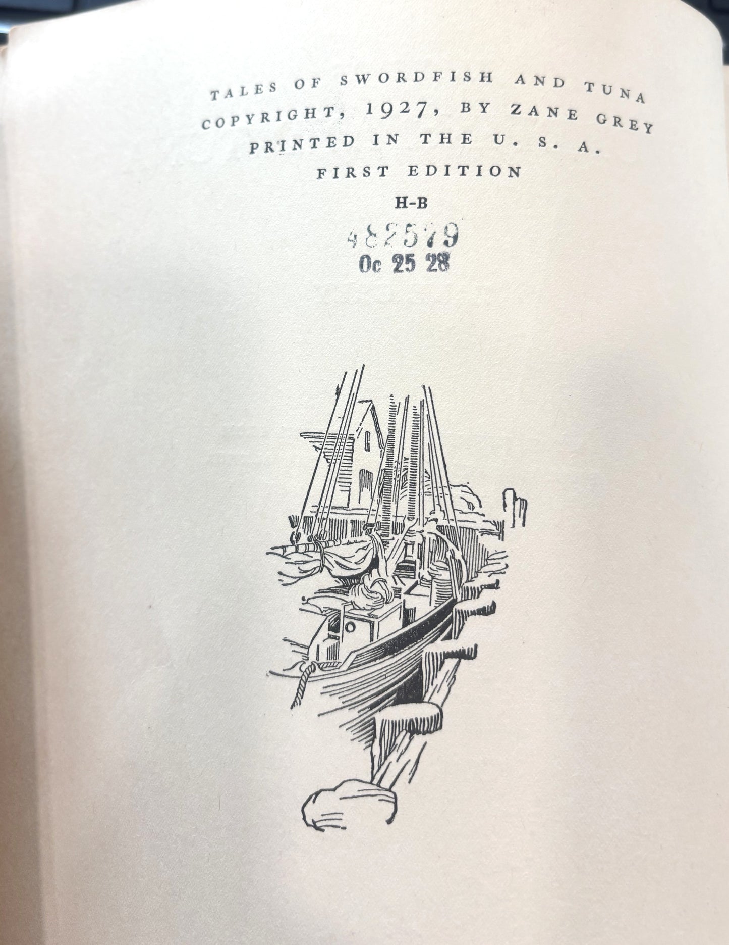 BOOKS - Tales of Swordfish and Tuna - Zane Grey - 1927