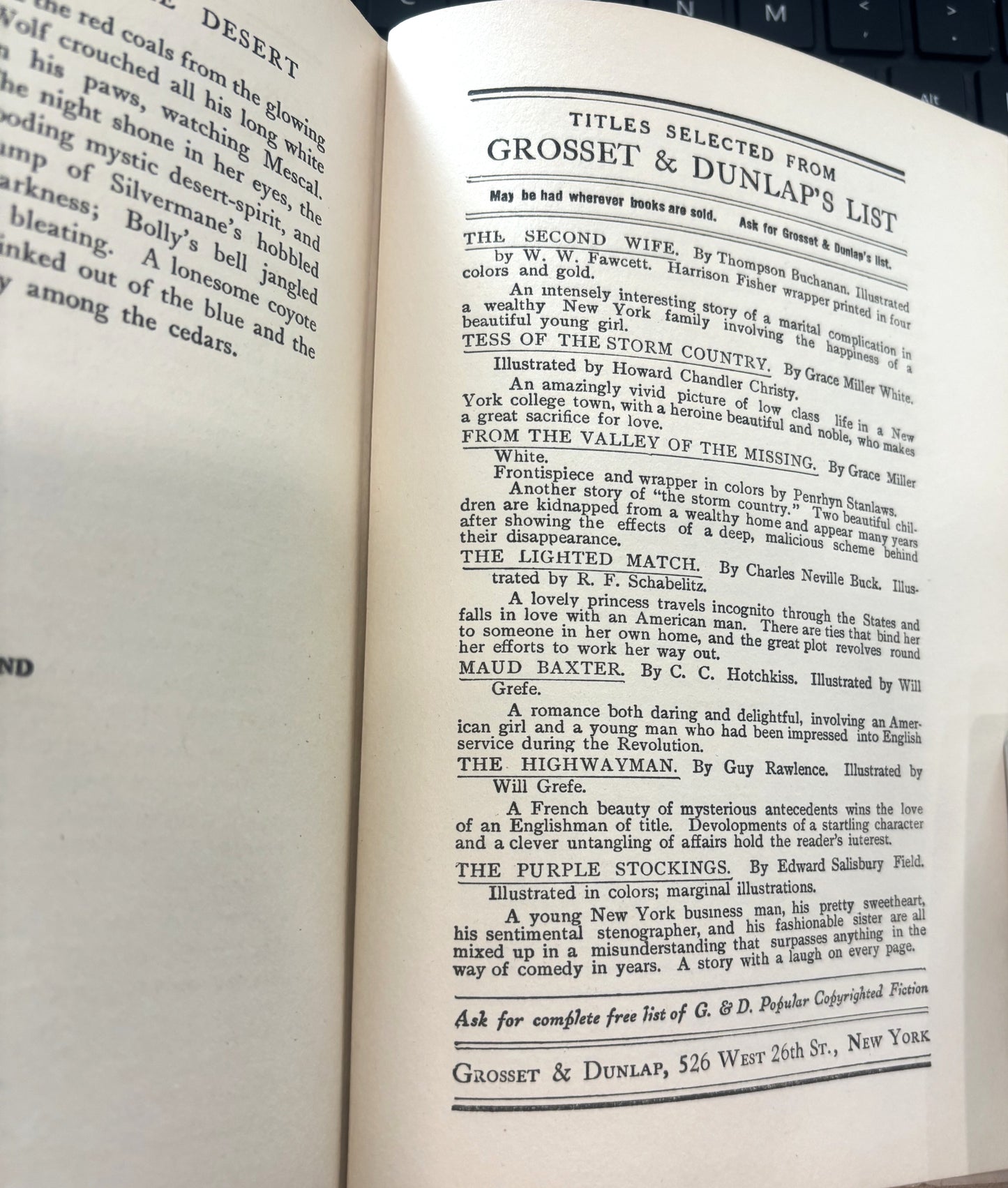 BOOKS - The Heritage of the Desert - Zane Grey - 1910