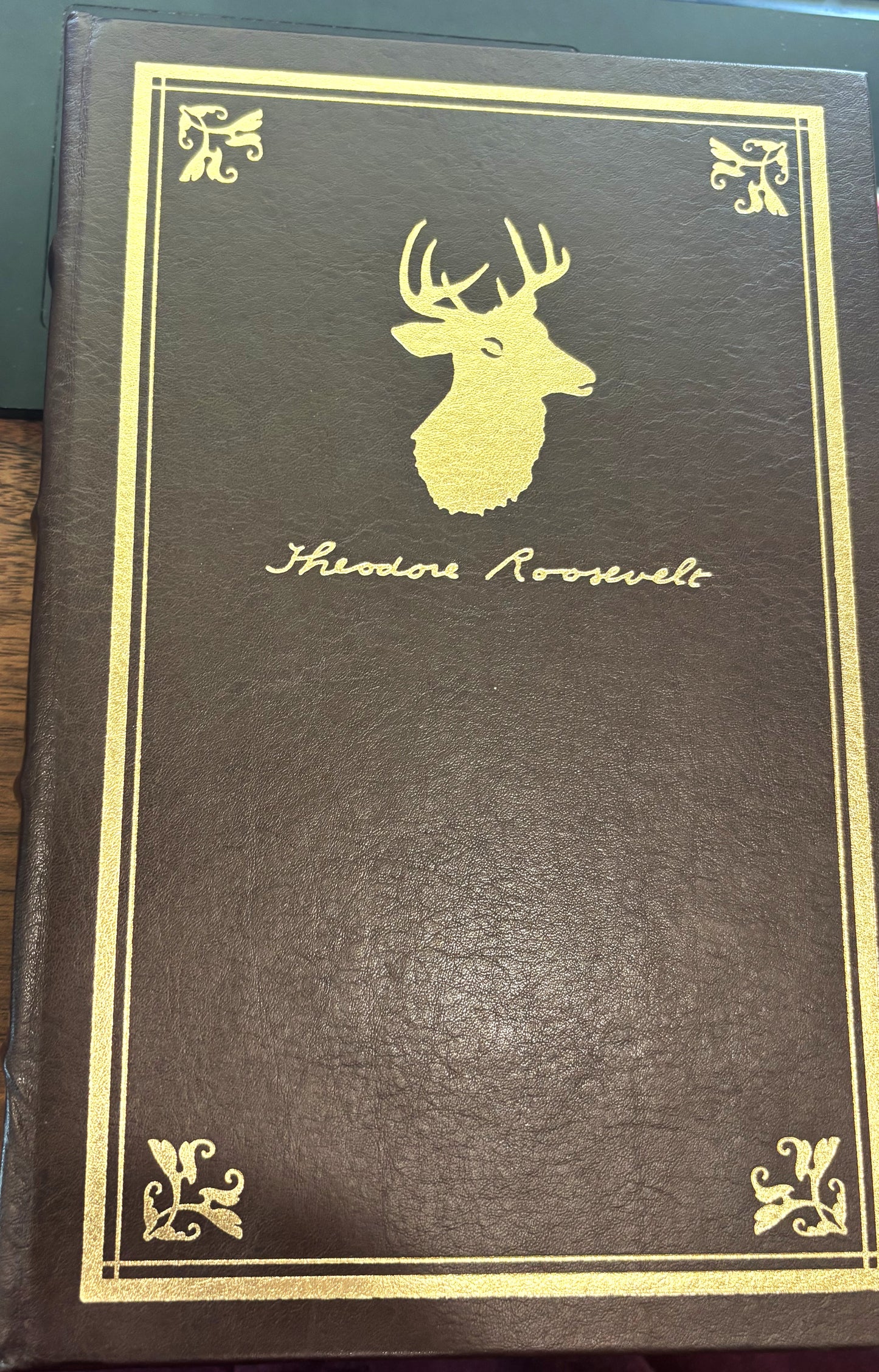 BOOKS - Hunting Trips of a Ranchman - 1999 Leather Bound