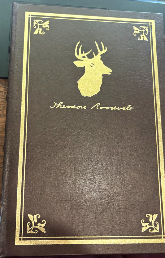 BOOKS - Hunting Trips of a Ranchman - 1999 Leather Bound