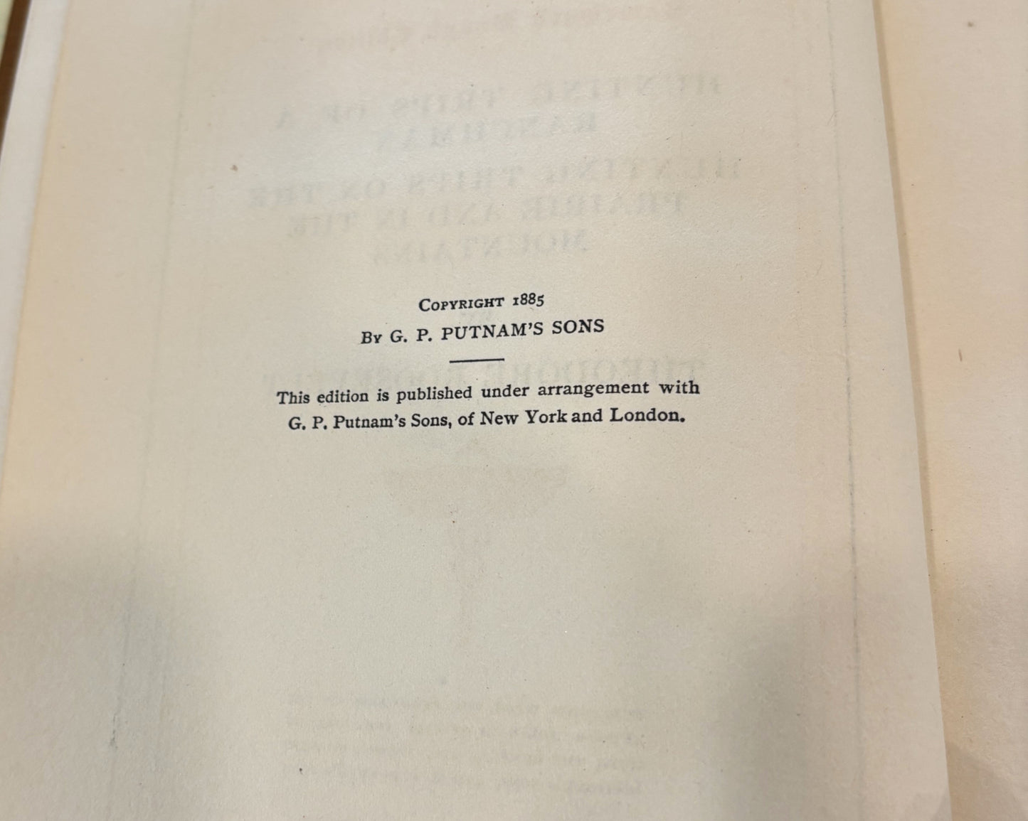 BOOKS - Hunting Trips of a Ranchman  - Homeward Bound Edition