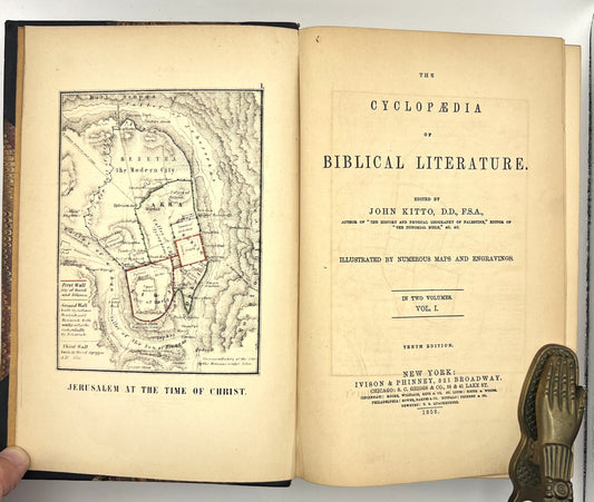 BOOKS - 2 Vol - THE CYCLOPÆDIA OF BIBLICAL LITERATURE - 1858