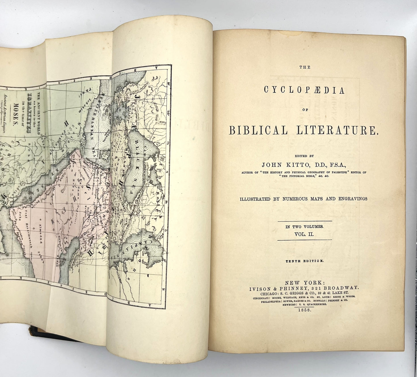 BOOKS - 2 Vol - THE CYCLOPÆDIA OF BIBLICAL LITERATURE - 1858