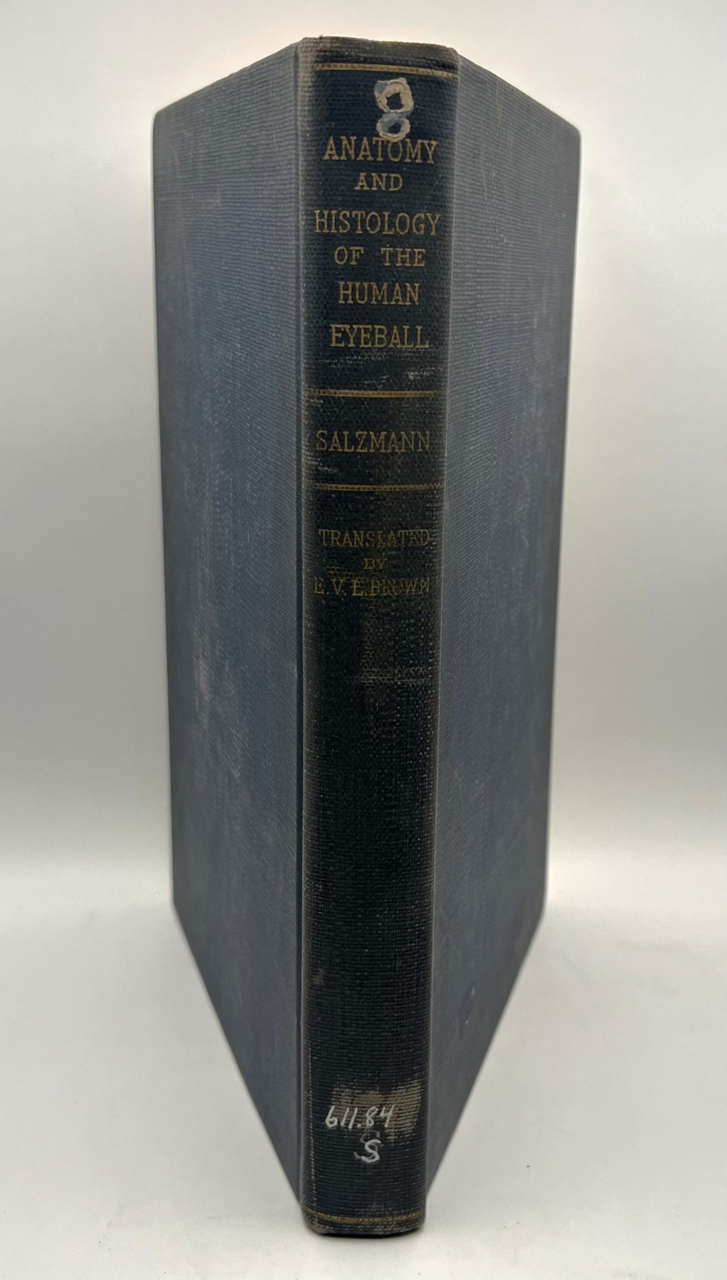 BOOKS - ANATOMY AND HISTOLOGY OF THE HUMAN EYEBALL IN THE NORMAL STATE,