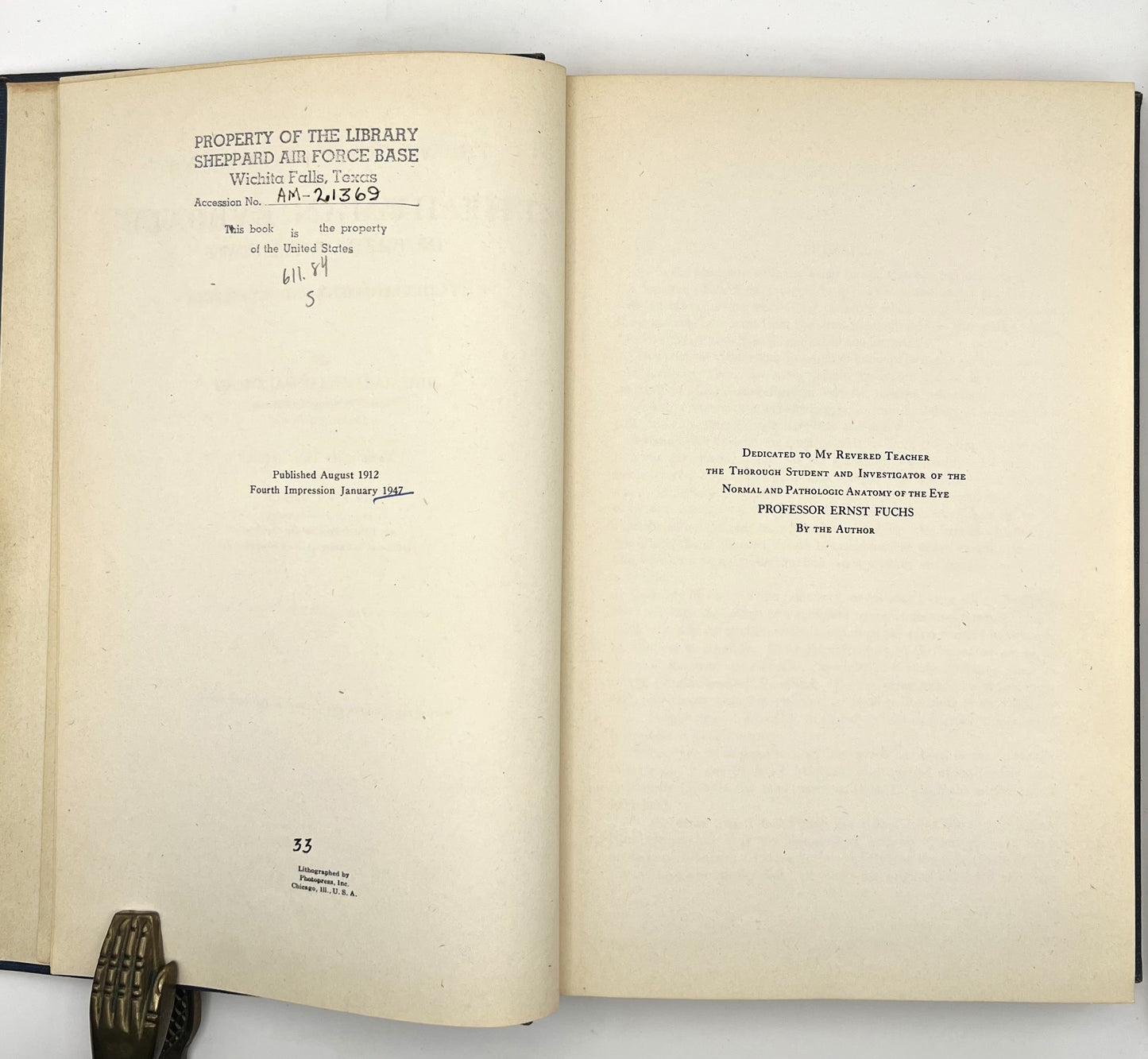 BOOKS - ANATOMY AND HISTOLOGY OF THE HUMAN EYEBALL IN THE NORMAL STATE,