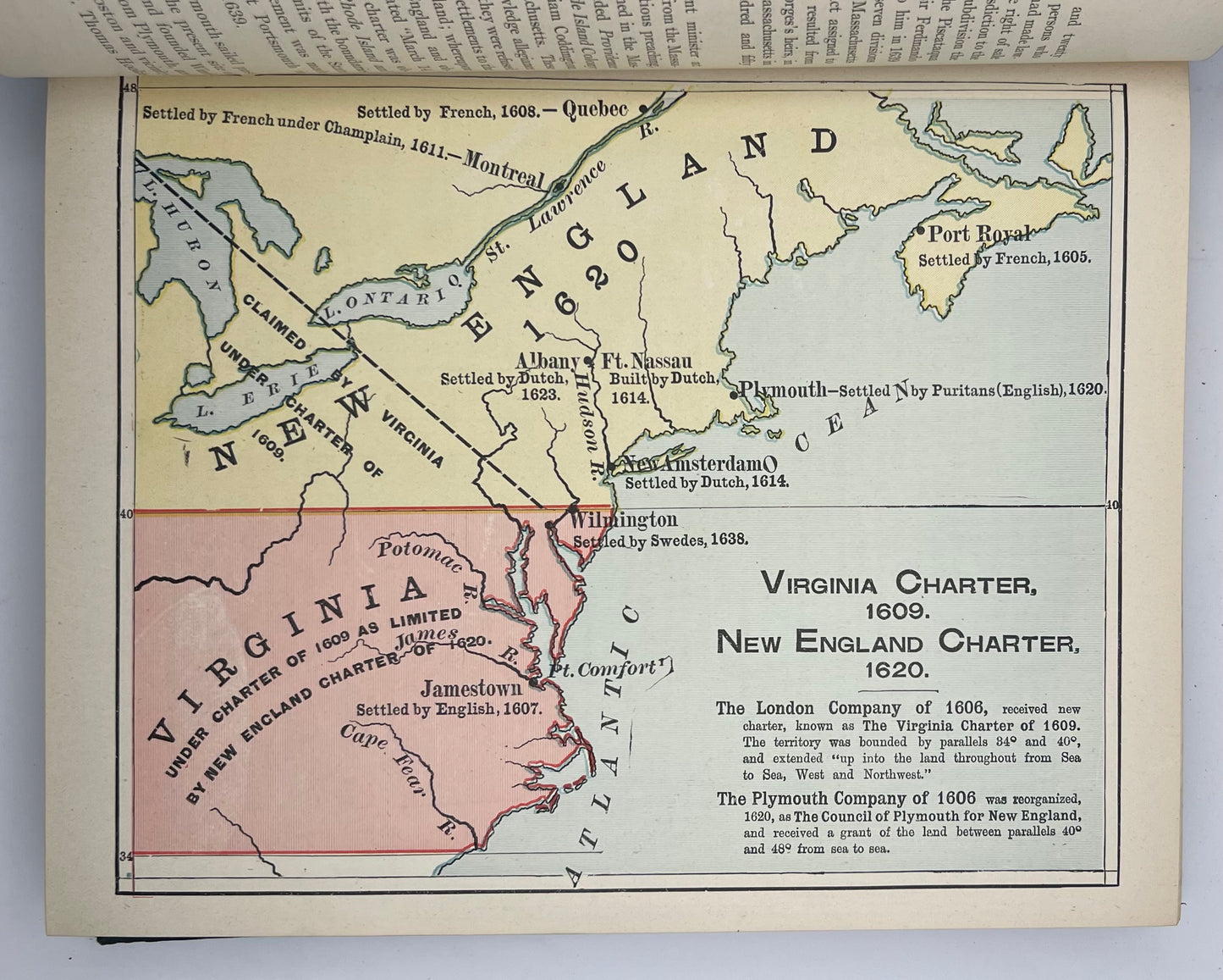 BOOKS - (Maps of) THE UNITED STATES AND HER NEIGHBORS, 1893