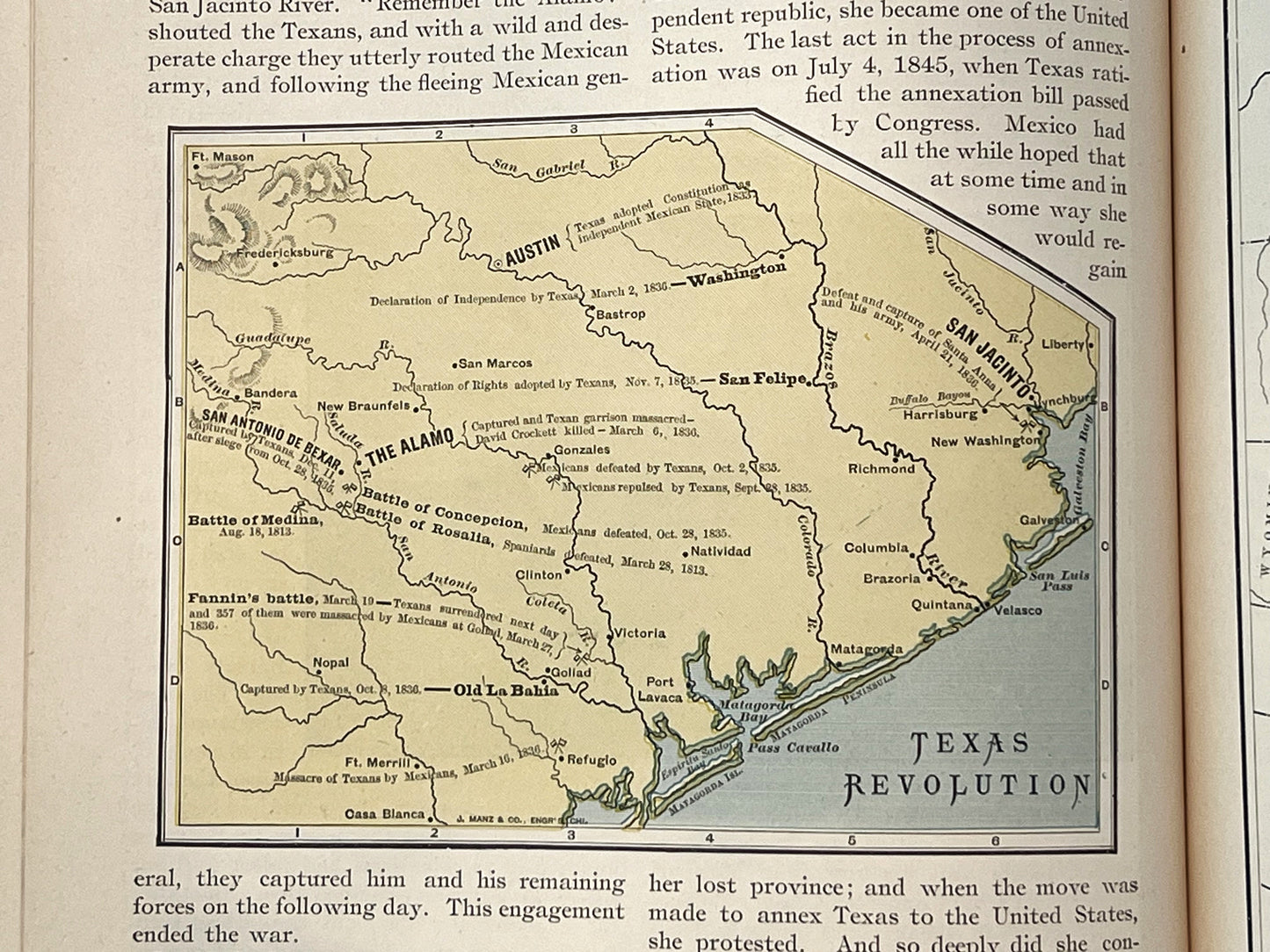 BOOKS - (Maps of) THE UNITED STATES AND HER NEIGHBORS, 1893