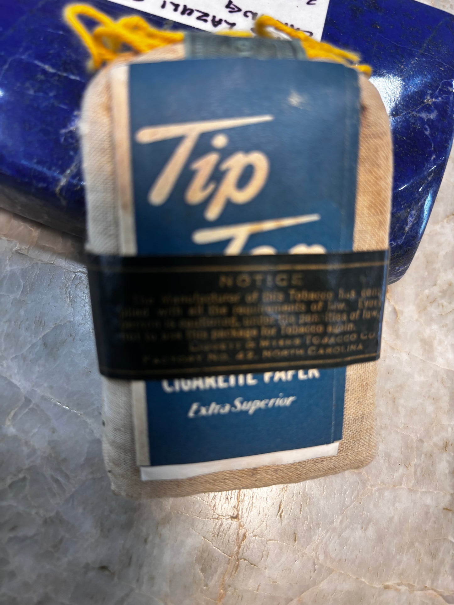 "Buffalo" tobacco muslin sacks (or pokes)