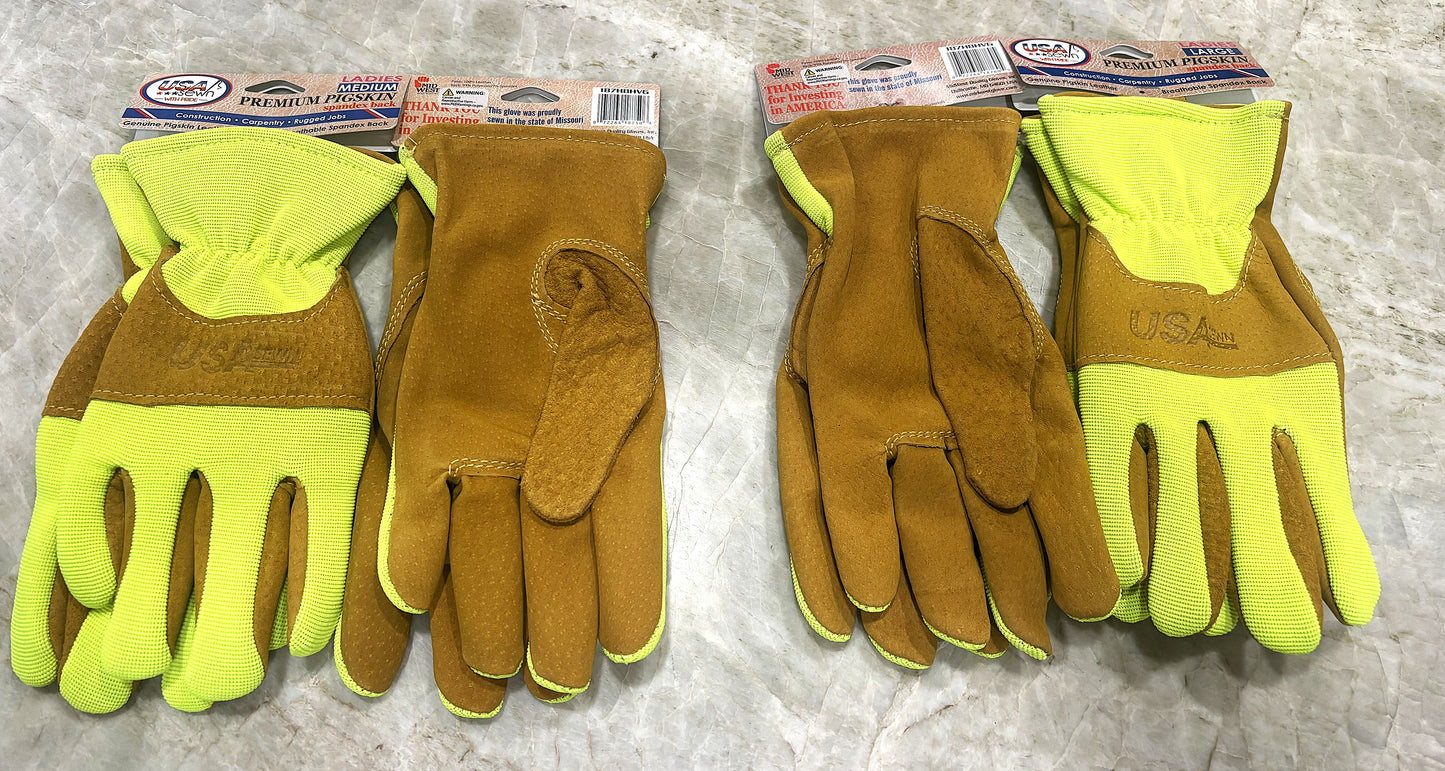 Midwest Glove - LADIES!!!  Ladies sized Midweight Pigskin faced work glove