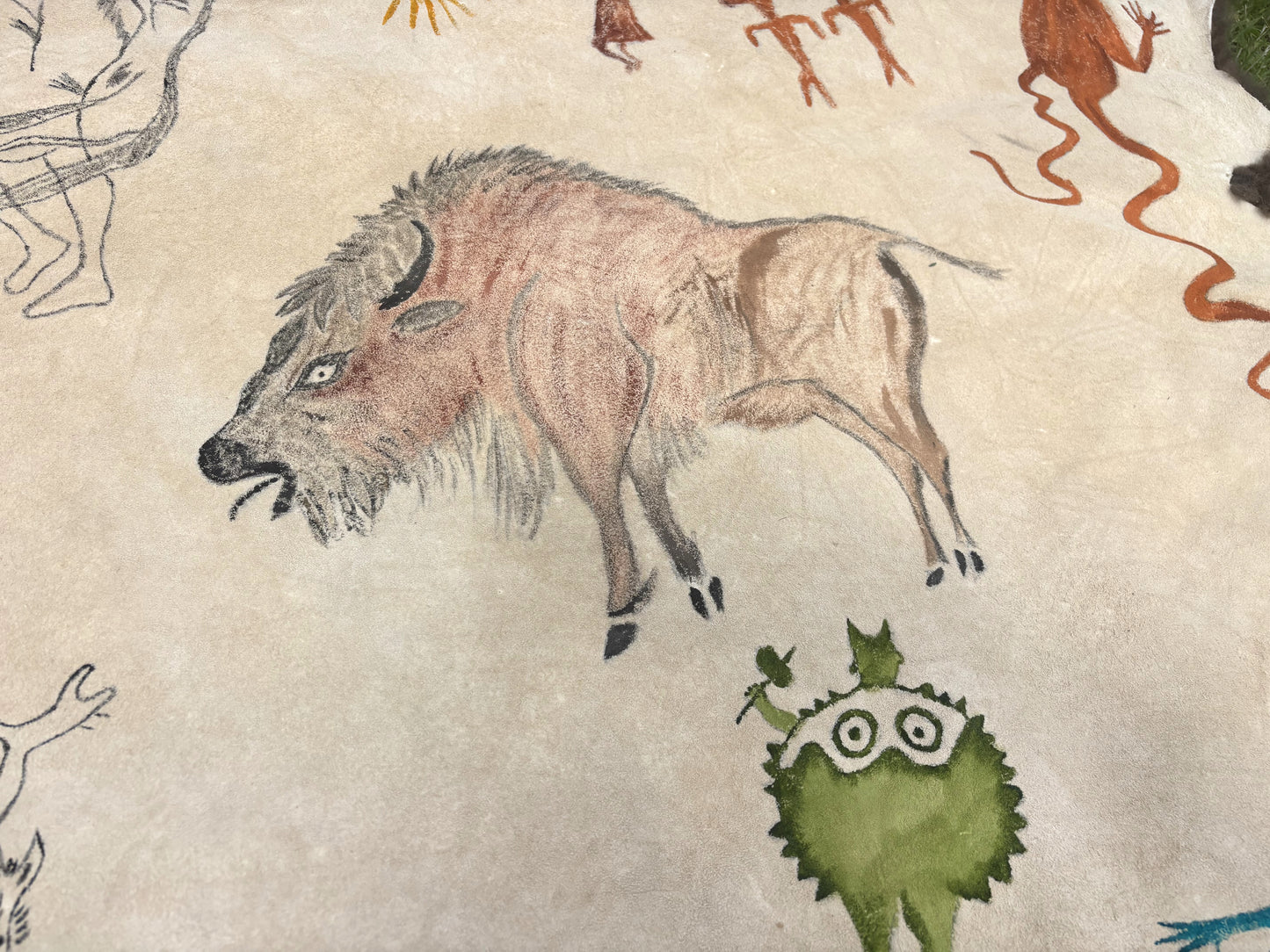 Charles Sinclair - June 2026 - Hand Painted bison robe