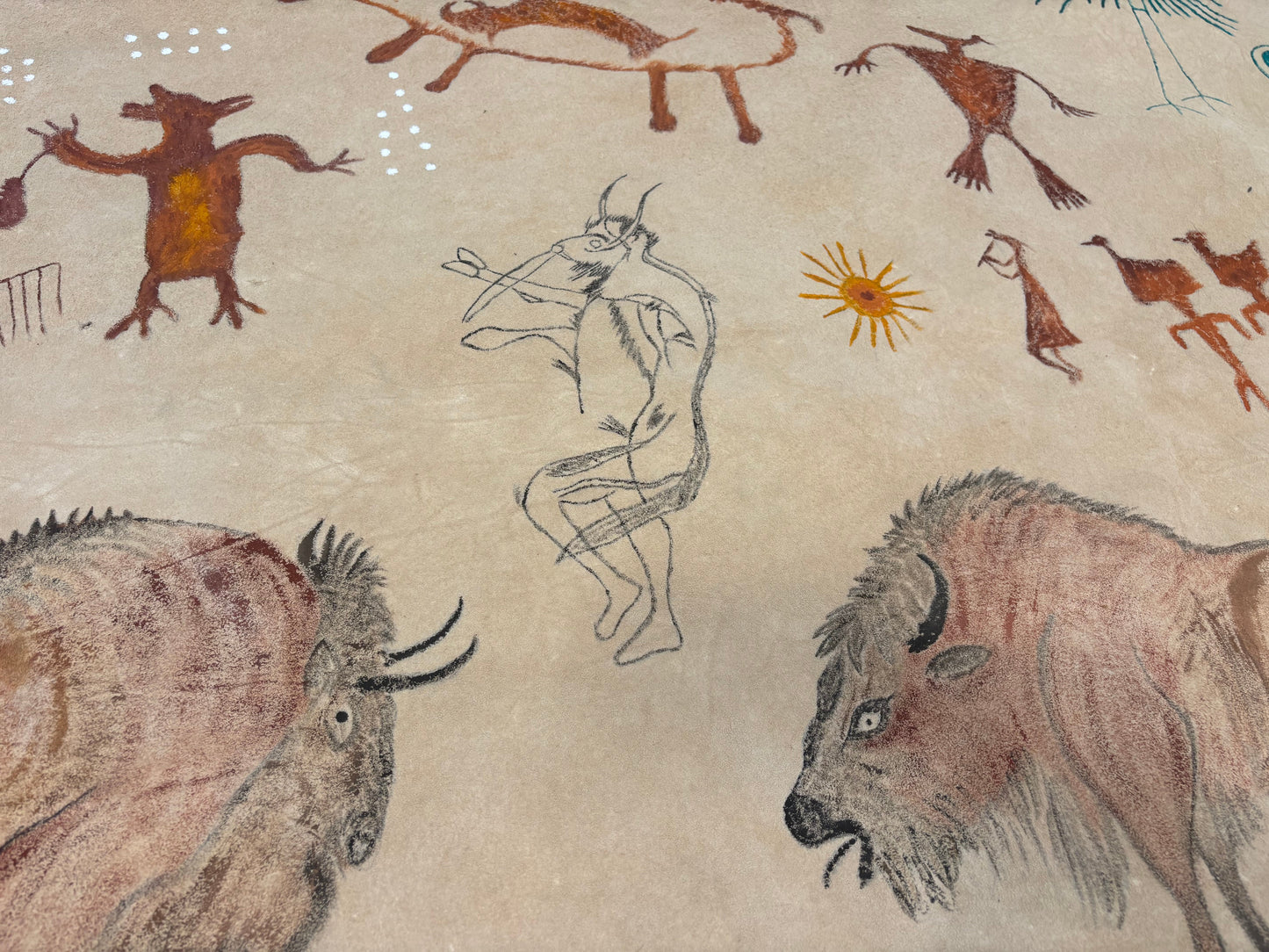 Charles Sinclair - June 2026 - Hand Painted bison robe