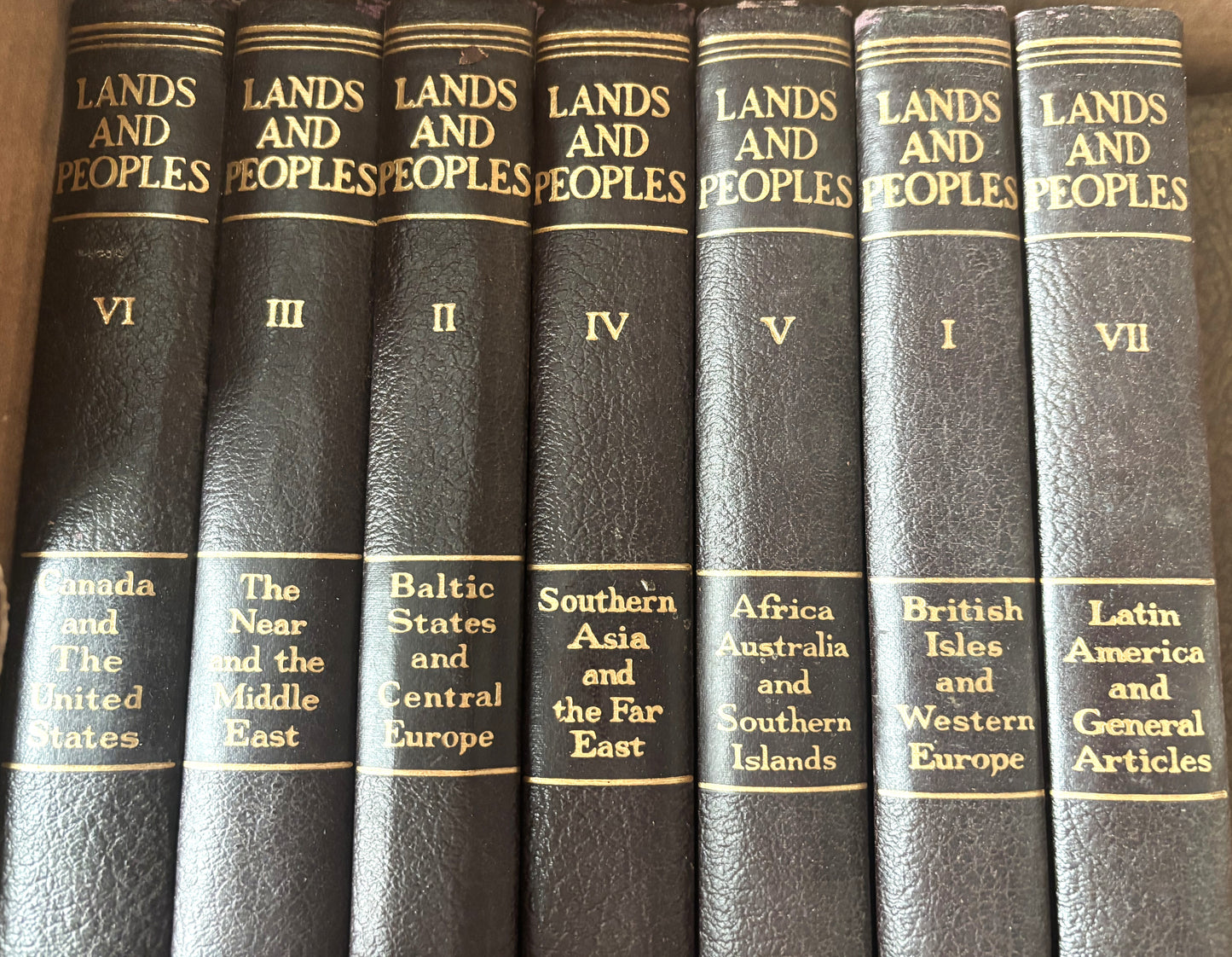 BOOKS - Lands and Peoples - 1955 edition
