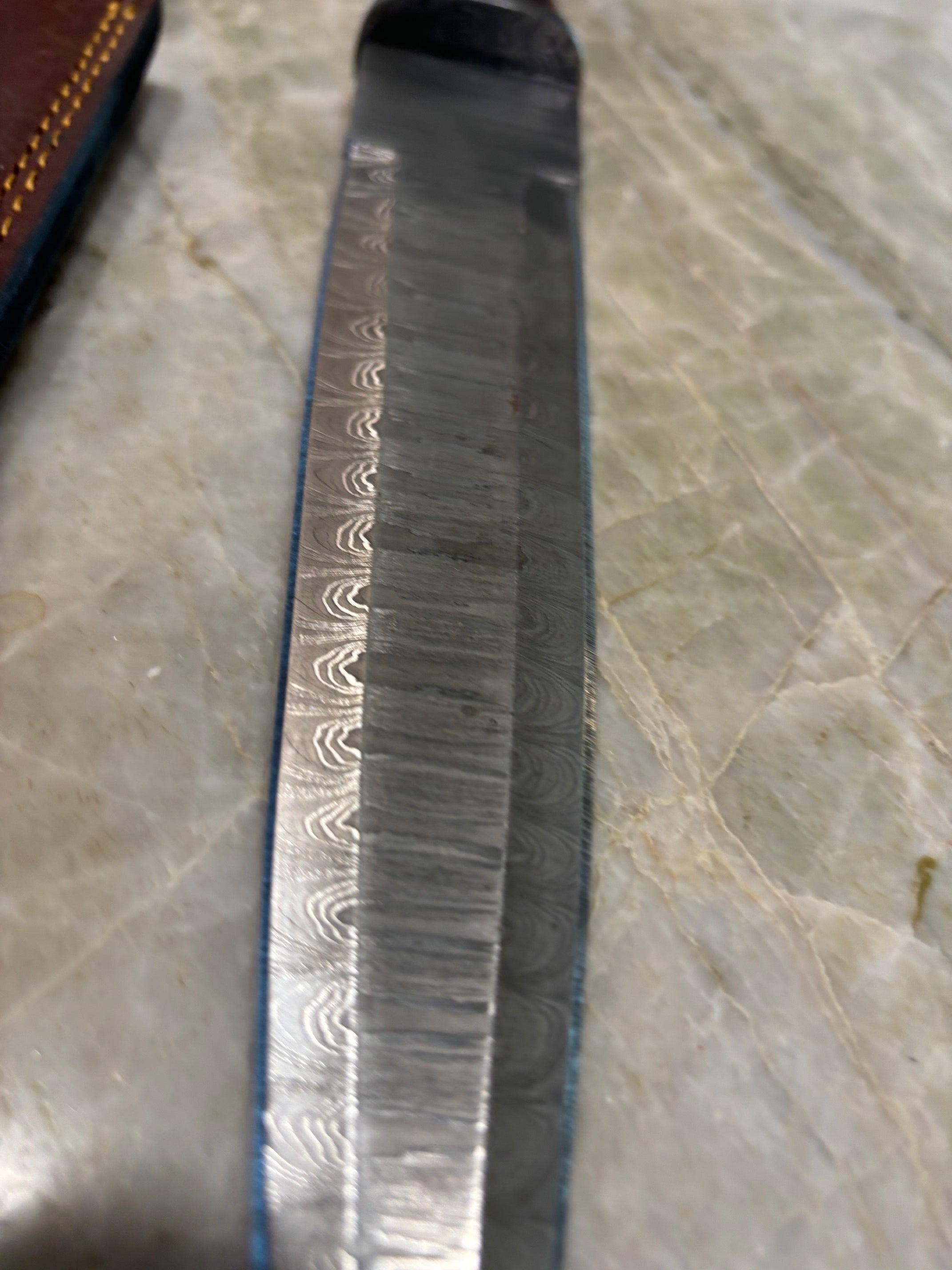 Damascus Steel Dagger - appx 11" long