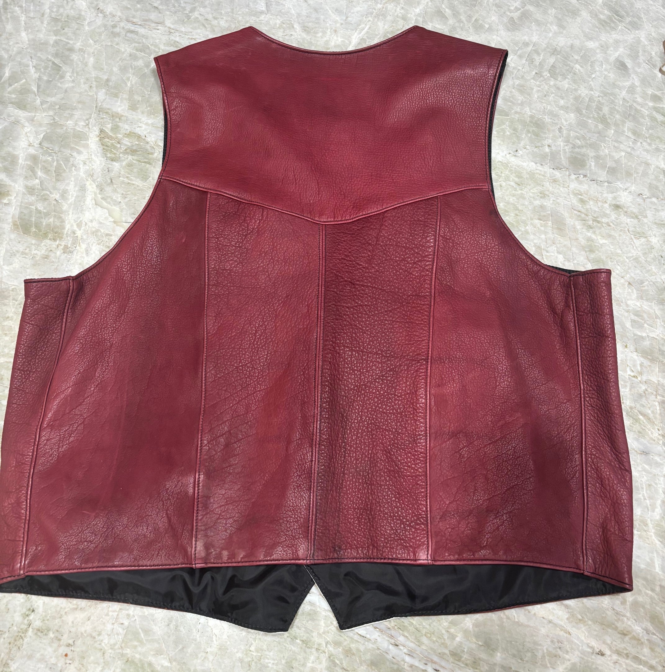 Bison Leather Mens West Texas A&M U Vest