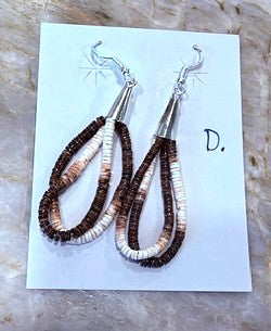 SPR - Heishi Shell  Earrings