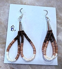 SPR - Heishi Shell  Earrings