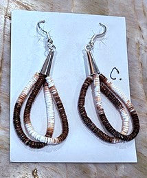 SPR - Heishi Shell  Earrings