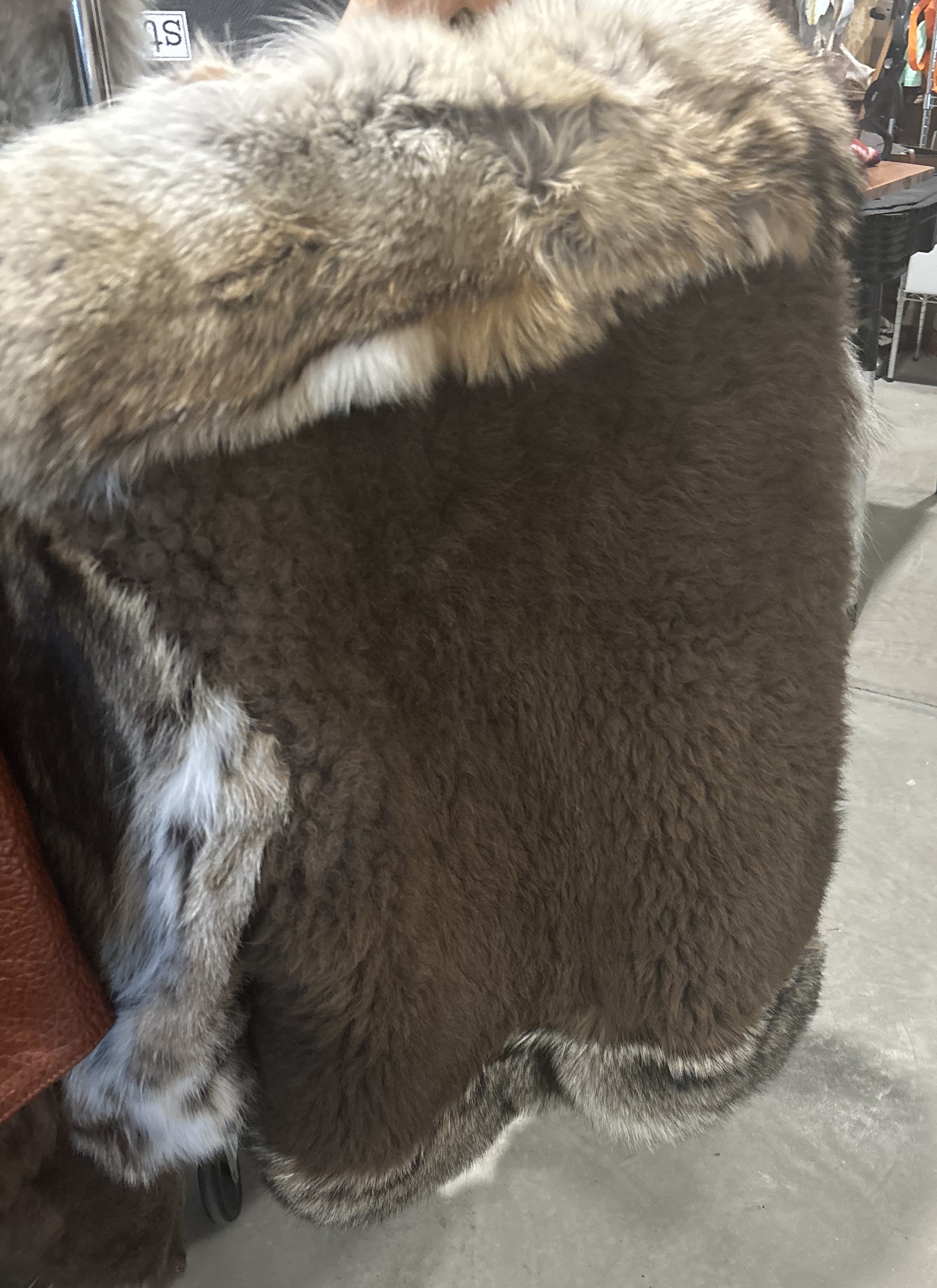 2/3 (part of) Tanned Bison Robe