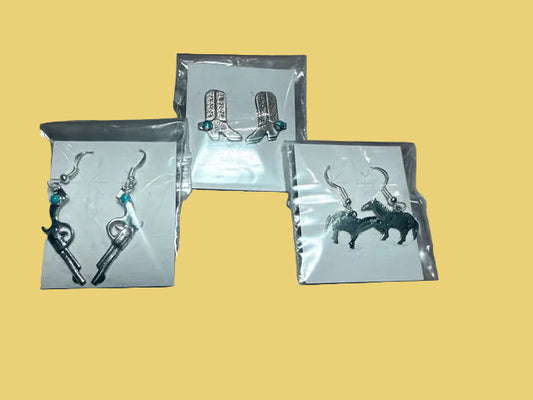 SPR - Cowgirl Earring  Trio - 3 very special pair!