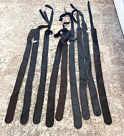 WHOLESALE LOT #12 -  Bison Leather Guitar Straps