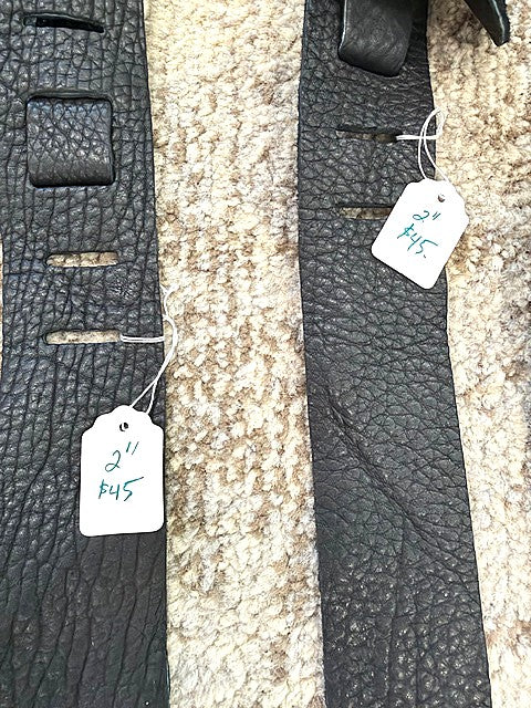 WHOLESALE LOT #12 -  Bison Leather Guitar Straps