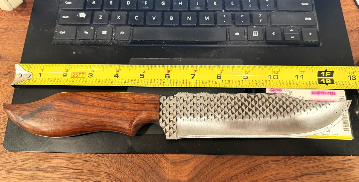 ANZA Knives - The Big (like 12 3/4") Horseshoe Ironwood