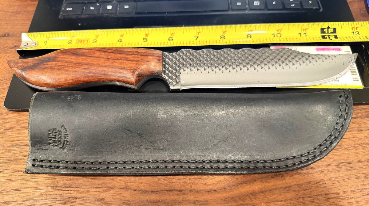 ANZA Knives - The Big (like 12 3/4") Horseshoe Ironwood