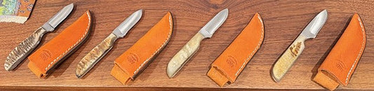 ANZA Knives - 10F Work Knife with Sheep Horn Scales