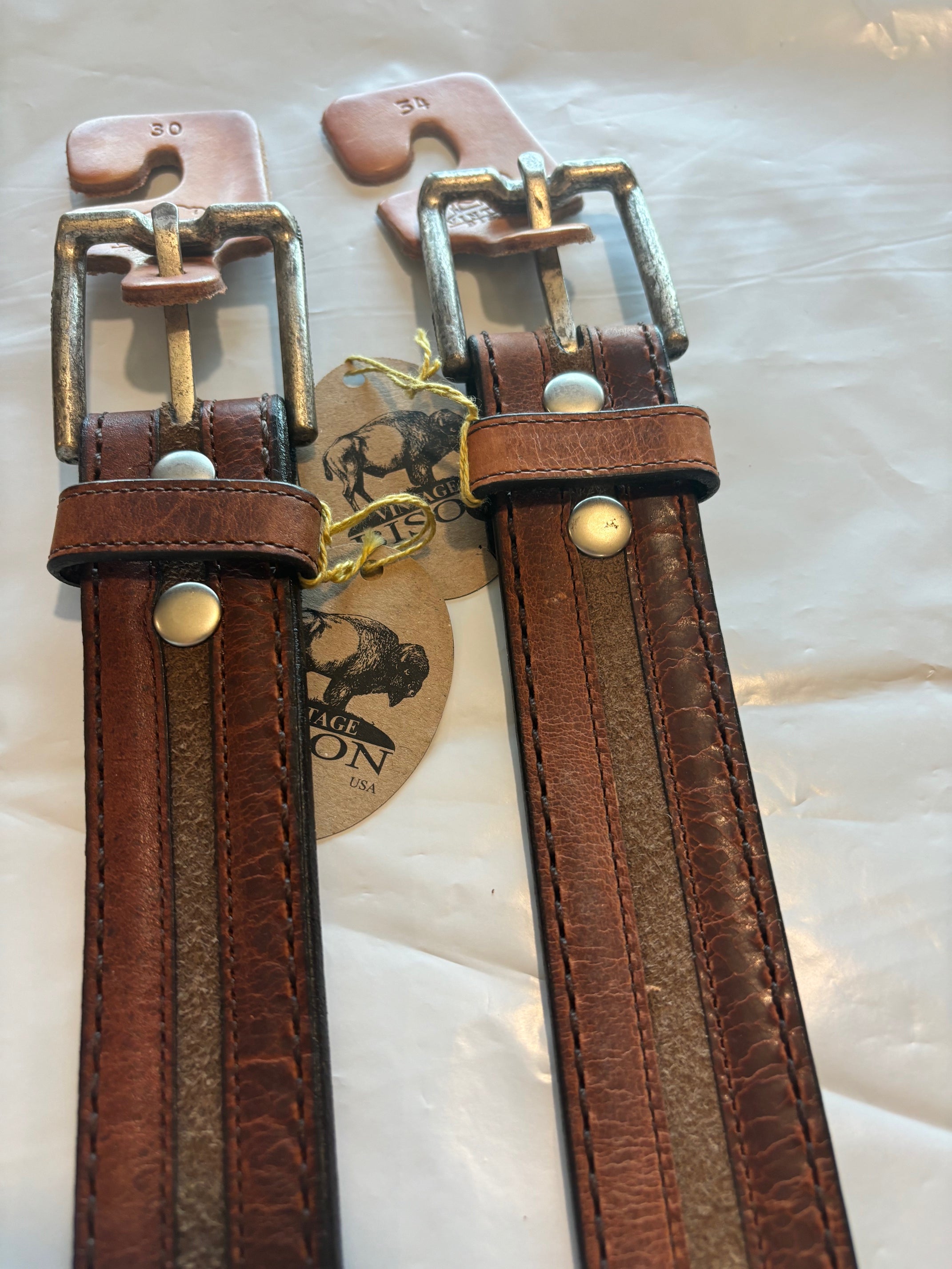 Vintage Bison / Acacia belt VB 6629