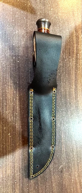 Marine Ka-Bar reproduction - in true Damascus steel.