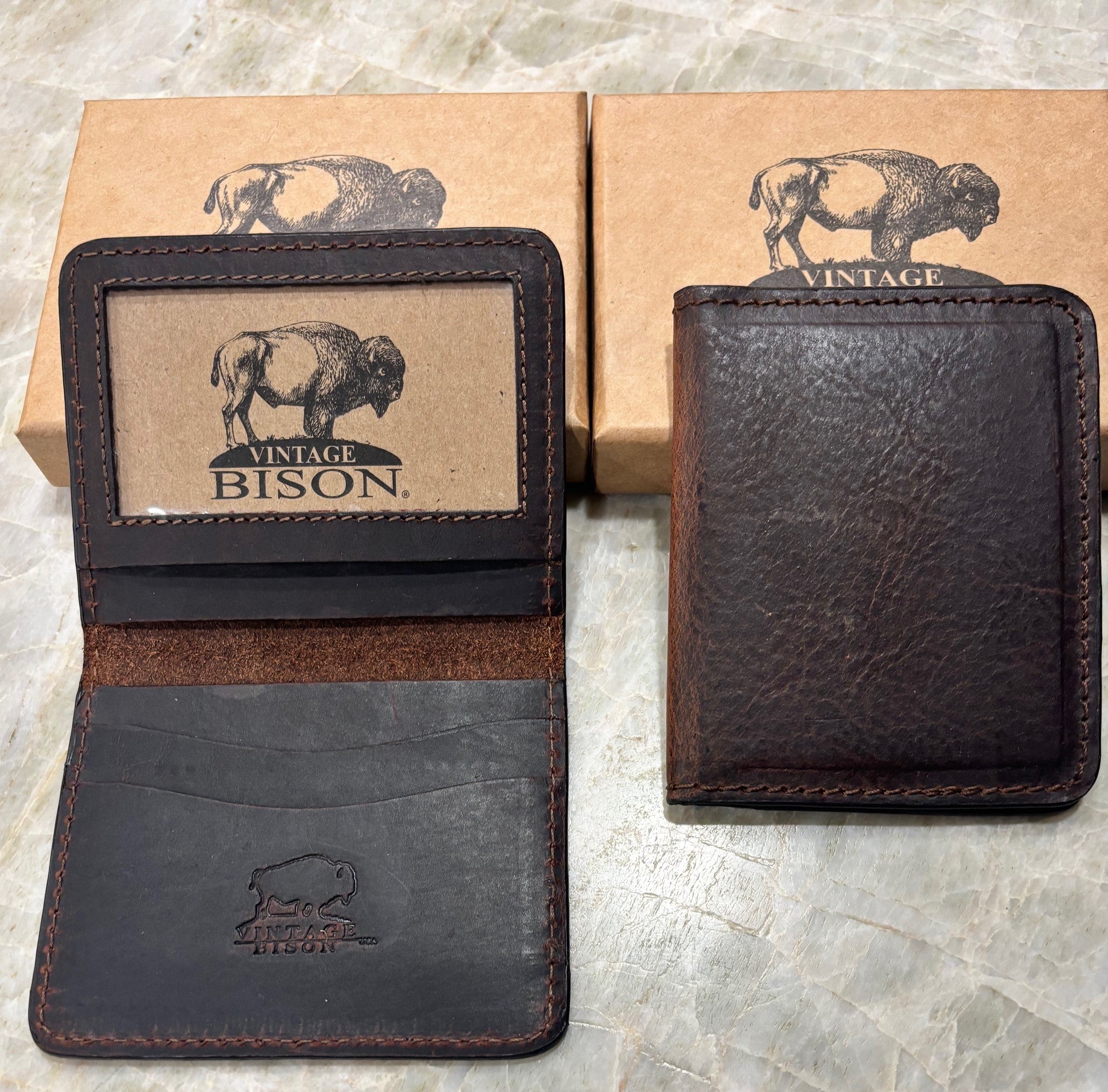 Vintage Bison - Shawnee Bison Leather Credit Card holder