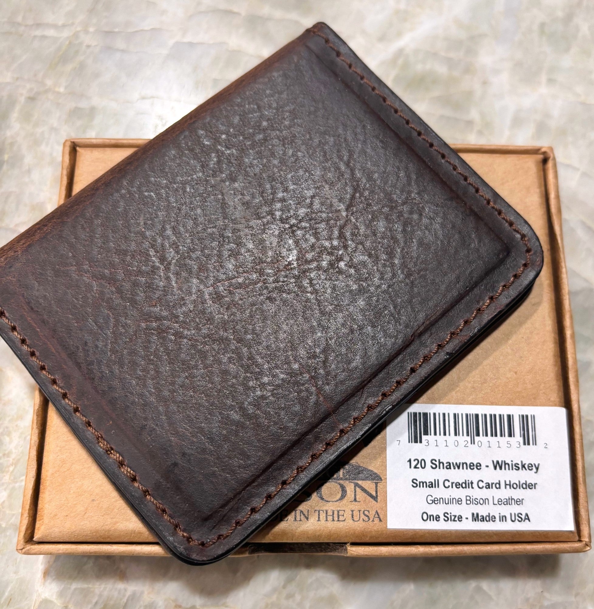 Vintage Bison - Shawnee Bison Leather Credit Card holder