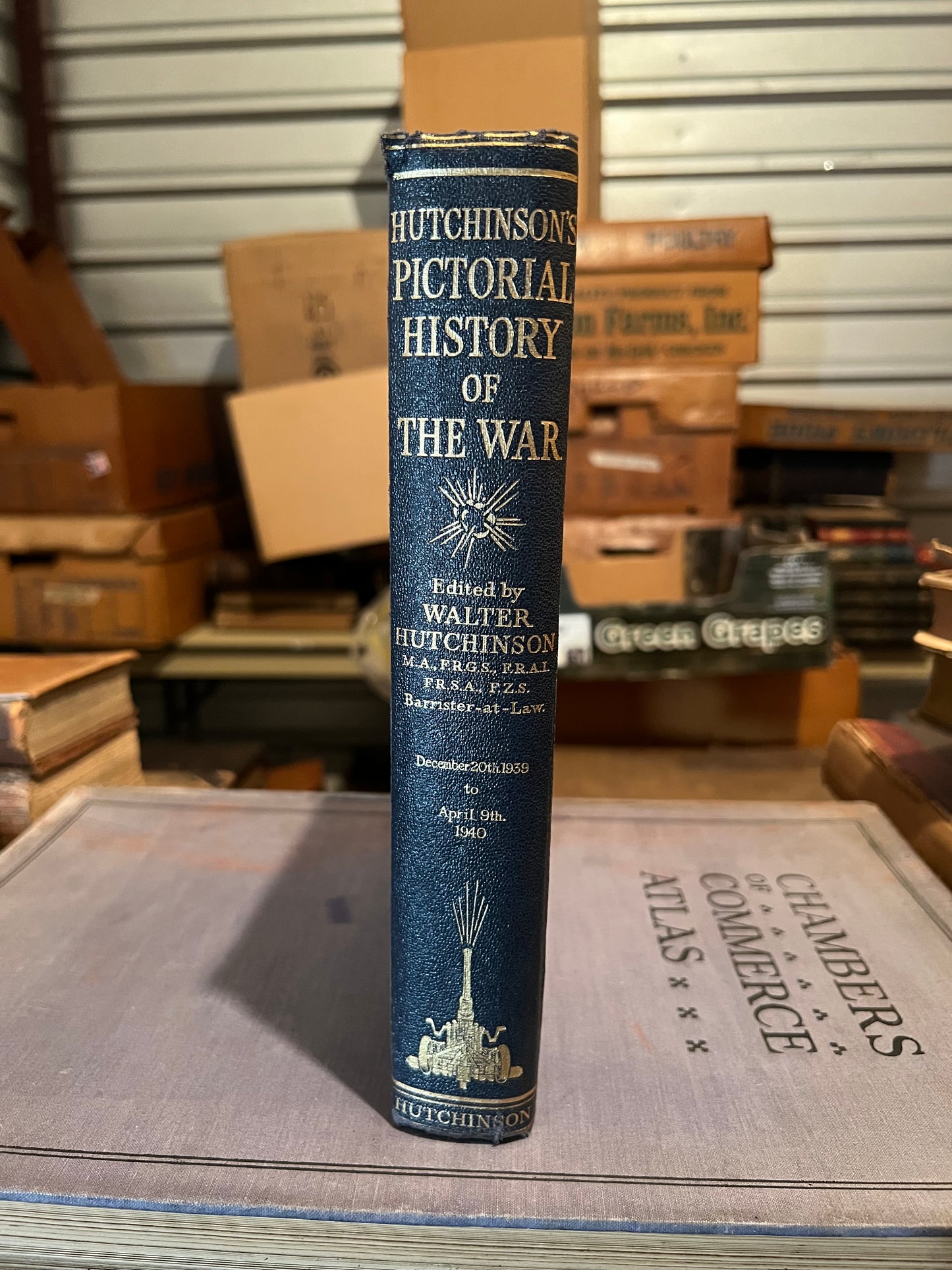 BOOKS - HUTCHINSON’S PICTORIAL HISTORY OF THE WAR: