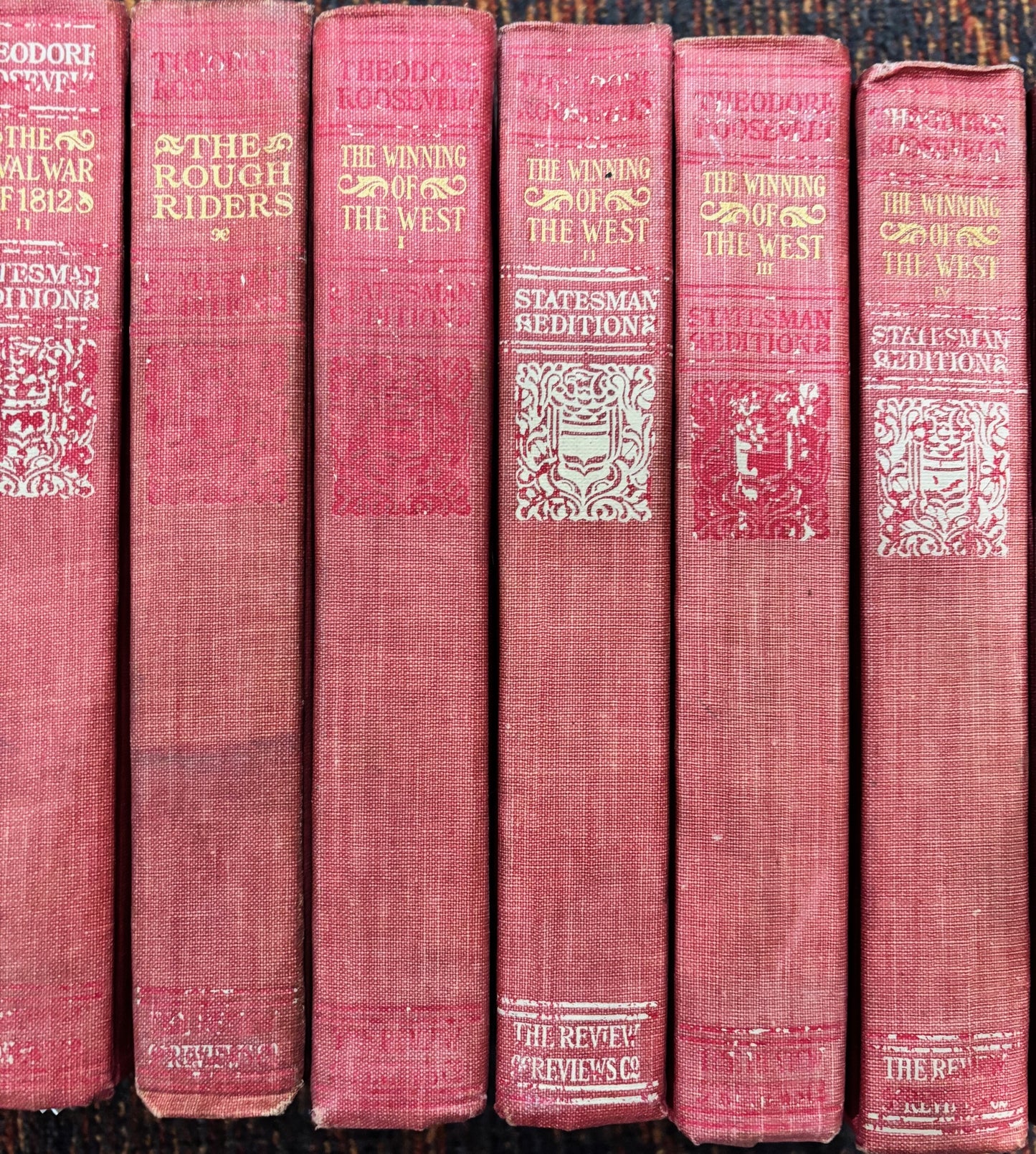 BOOKS - The Works of Theodore Roosevelt in 14 volumes - 1910 printing; Statesman Edition